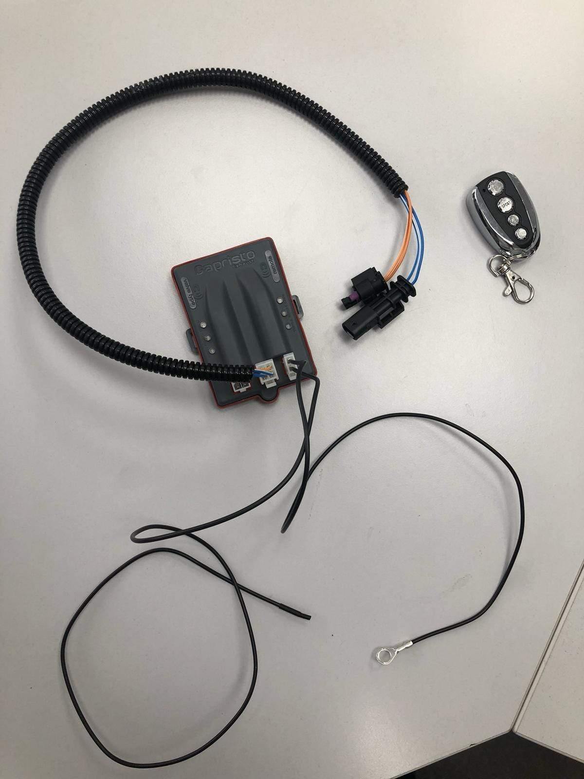 CAPRISTO Standard Exhaust Remote Control Kit w/ Porsche Plugs