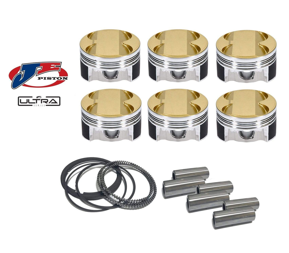 Ultra Series Piston Set By JE - 84.5mm +.50mm Oversize Bore | 9.5:1 CR | Stock Stroke 89.6mm - BMW N54