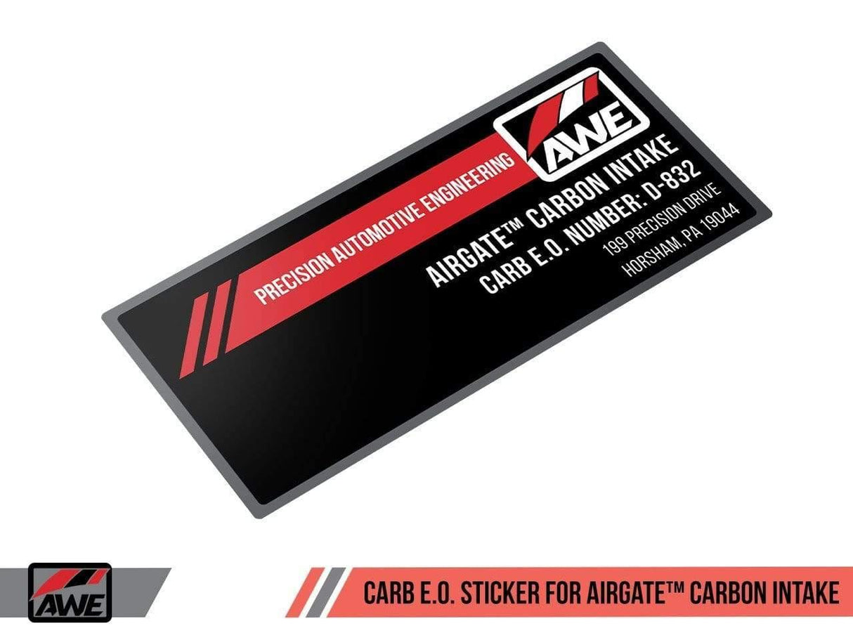 AWE Tuning AirGate Carbon Intake - Audi | VW | MQB (w/ Lid)