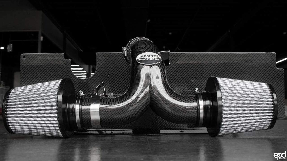 Fabspeed Porsche 997 Carrera Carbon Fiber Competition Air Intake System (2005-2008)