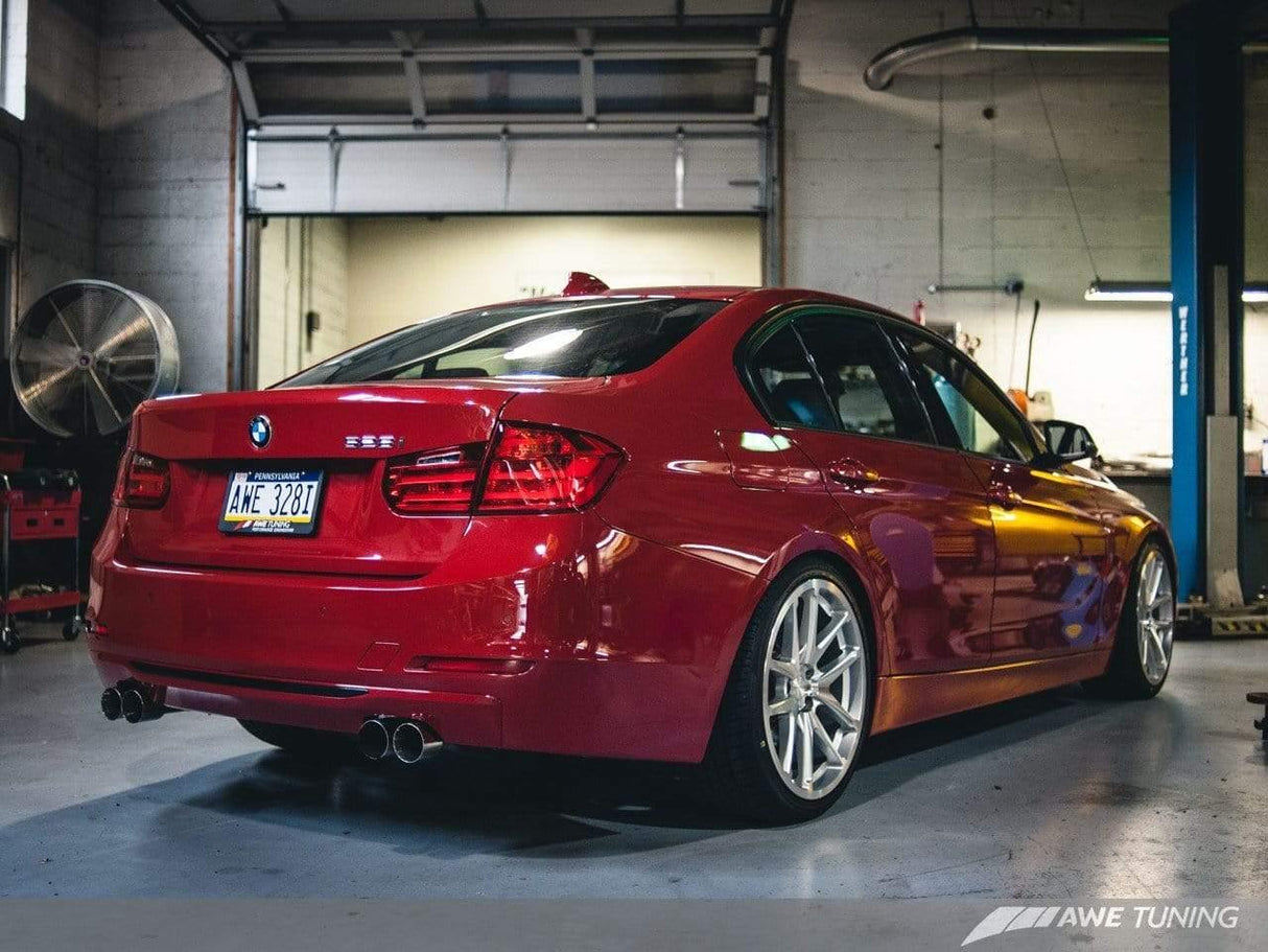 AWE Tuning BMW F3X N20 | N26 328i | 428i Touring Edition Axle-Back Quad Exhaust