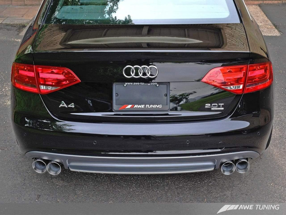 Quad Exhaust Bumper Conversion Kit for Audi B8 A4