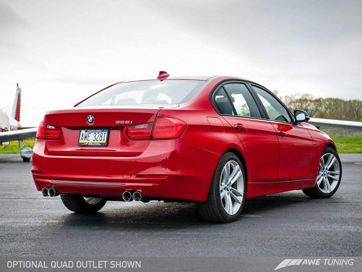 AWE Tuning BMW F3X N20 | N26 328i | 428i Touring Edition Axle-Back Quad Exhaust