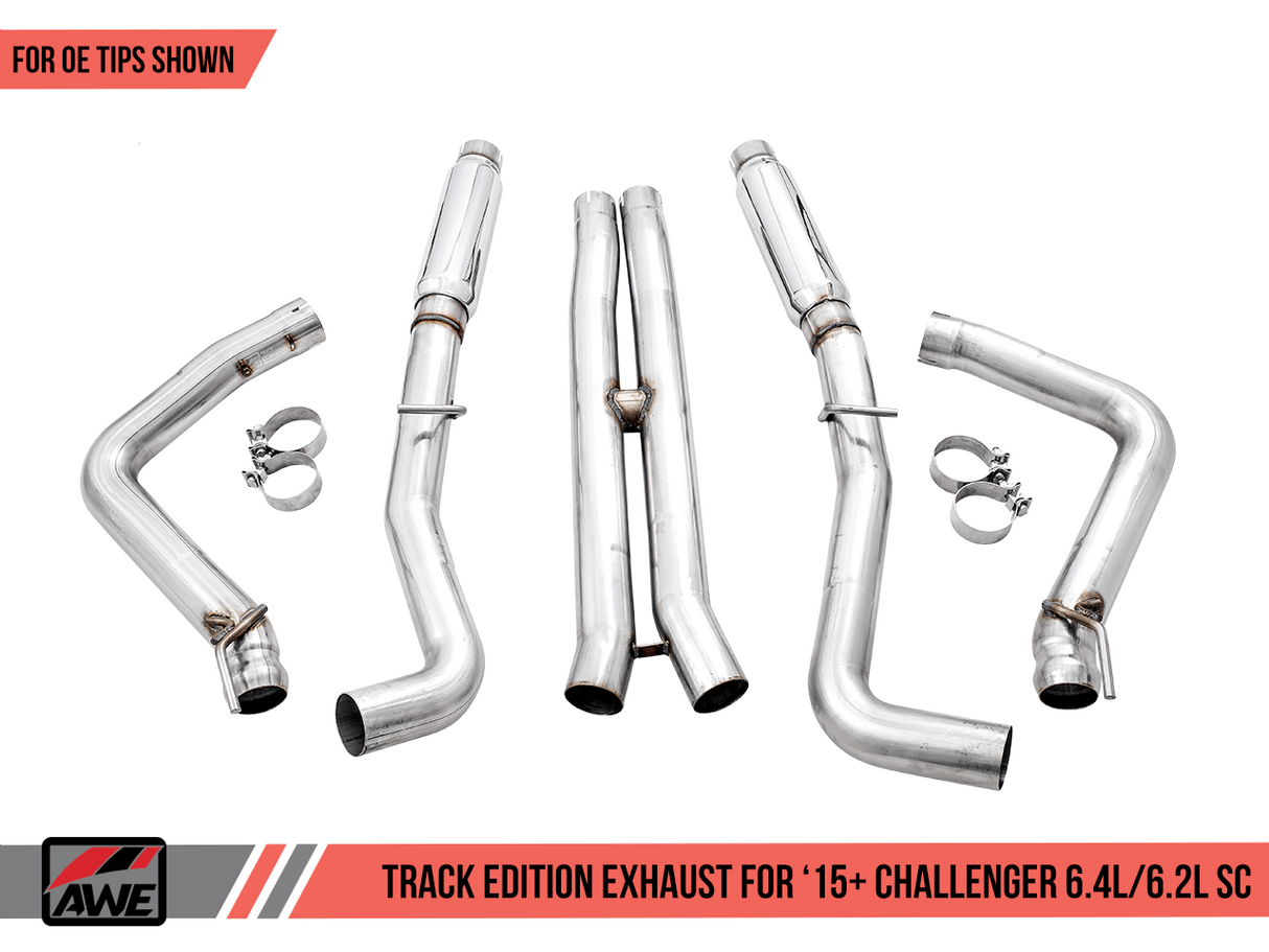 AWE Exhaust Suite for 15+ Dodge Challenger 6.4/6.2 SC