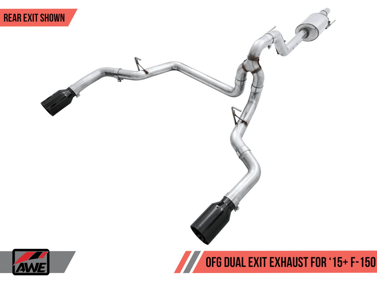 AWE OFG Exhaust for the 15+ Ford F-150 Ecoboost