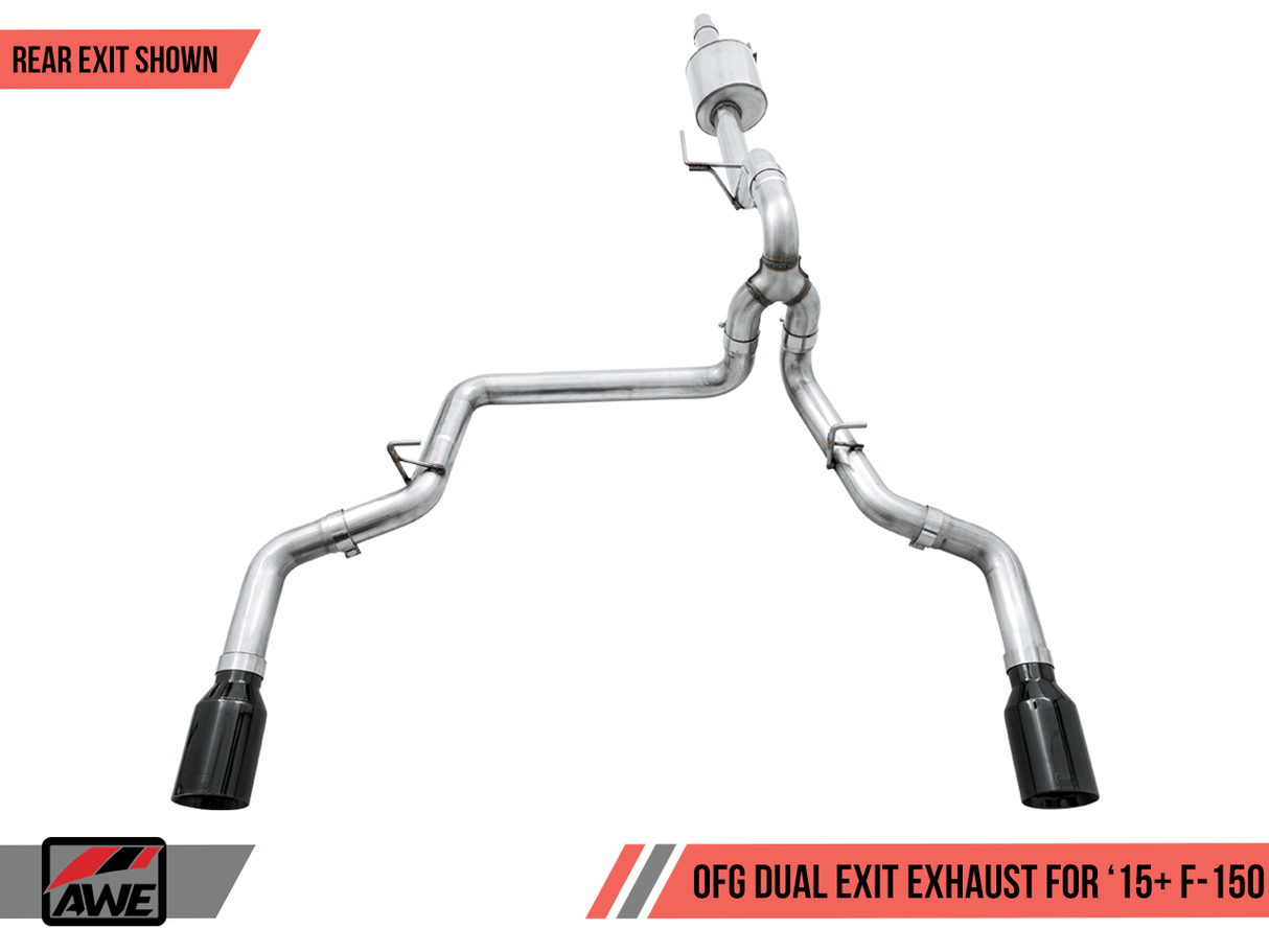 AWE OFG Exhaust for the 15+ Ford F-150 Ecoboost