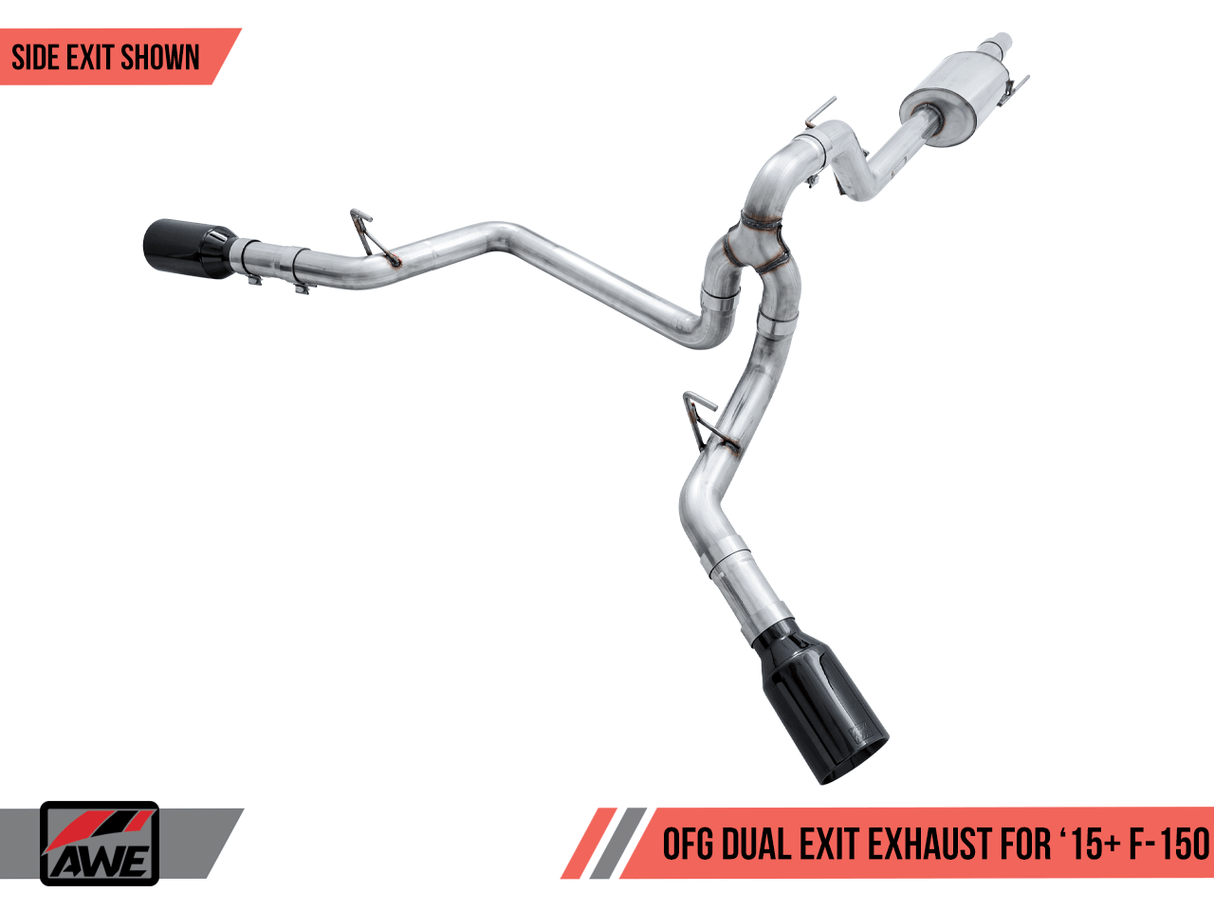 AWE OFG Exhaust for the 15+ Ford F-150 Ecoboost