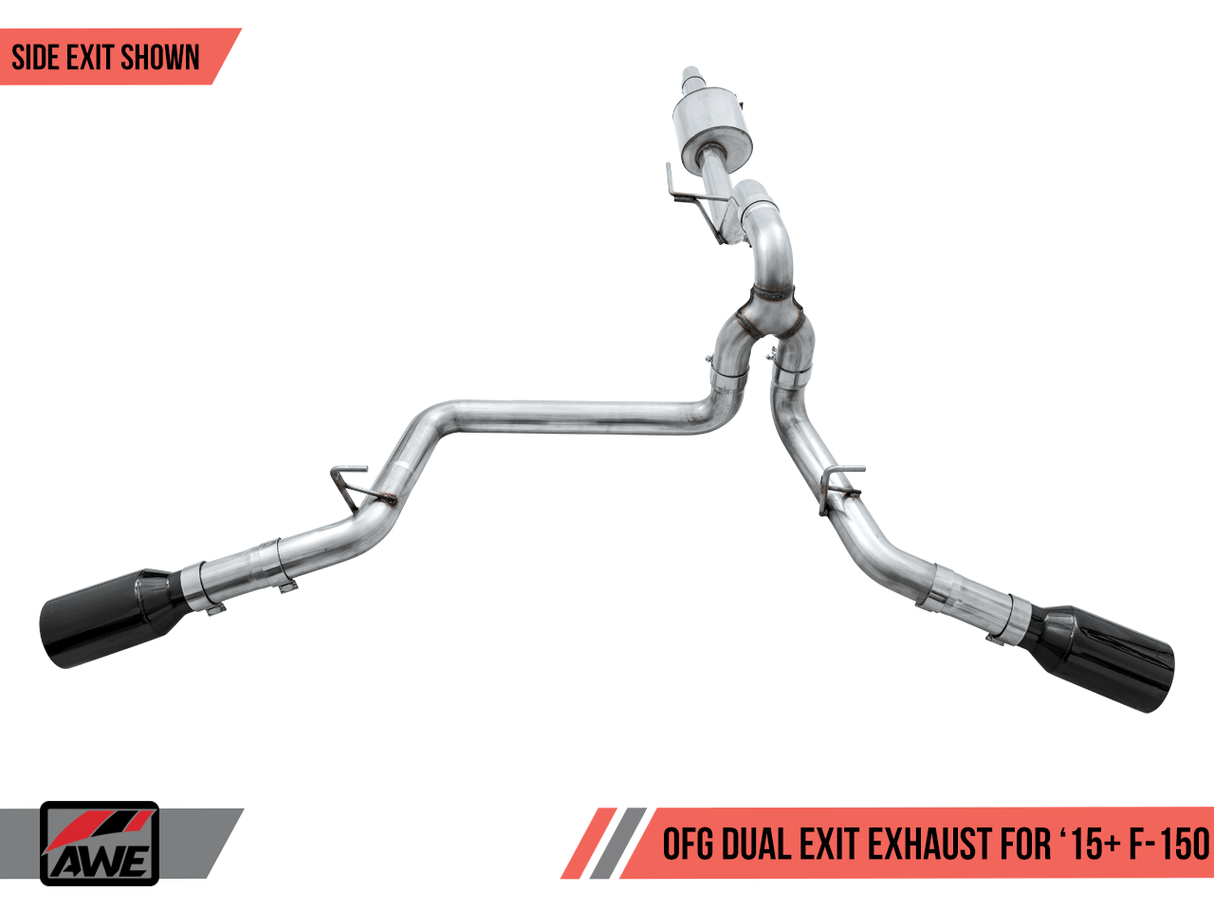 AWE OFG Exhaust for the 15+ Ford F-150 Ecoboost
