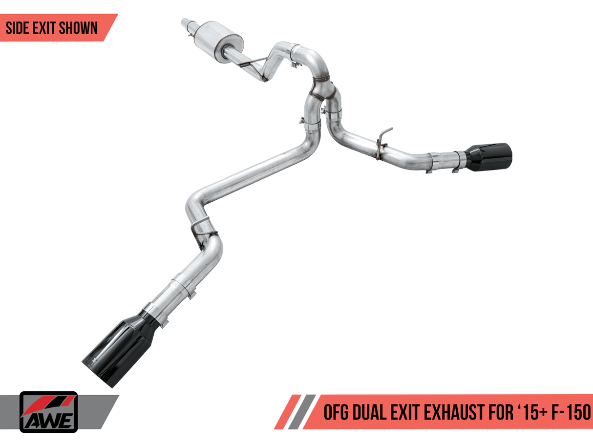 AWE OFG Exhaust for the 15+ Ford F-150 Ecoboost