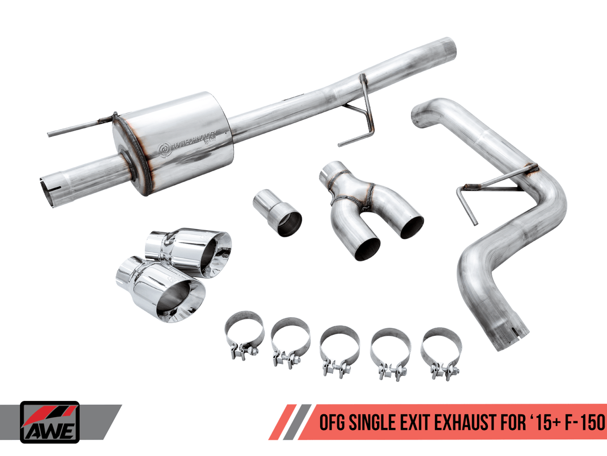 AWE OFG Exhaust for the 15+ Ford F-150 Ecoboost