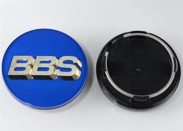 BBS Blue Gold Center Cap (Sold Each) - 70.6mm 4-Tab