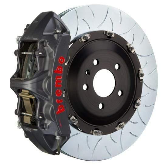 Brembo GT-S Systems 380x34 2-Piece 6-Piston Hard Anodized Slotted Type-3 Front
