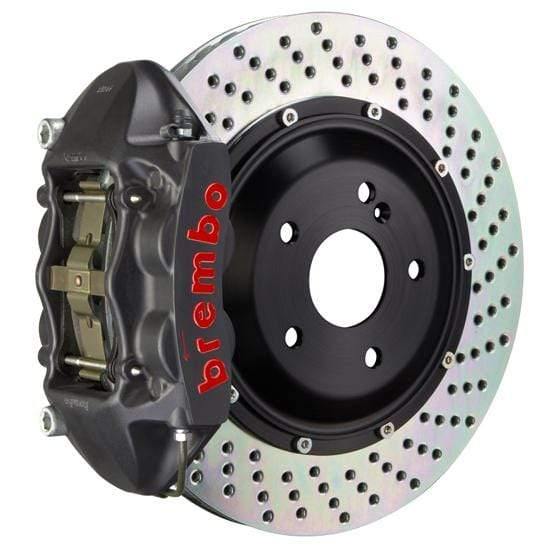 Brembo GT-S Systems 345x28 2-Piece 4-Piston Hard Anodized Drilled Rear