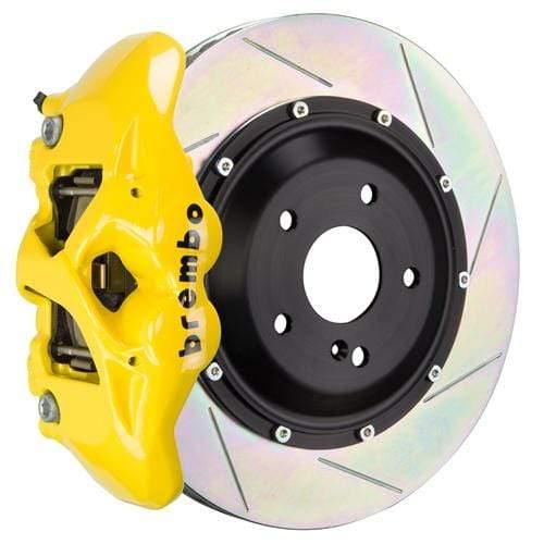 Brembo GT Systems 380x28 2-Piece 4-Piston Yellow Slotted Rear
