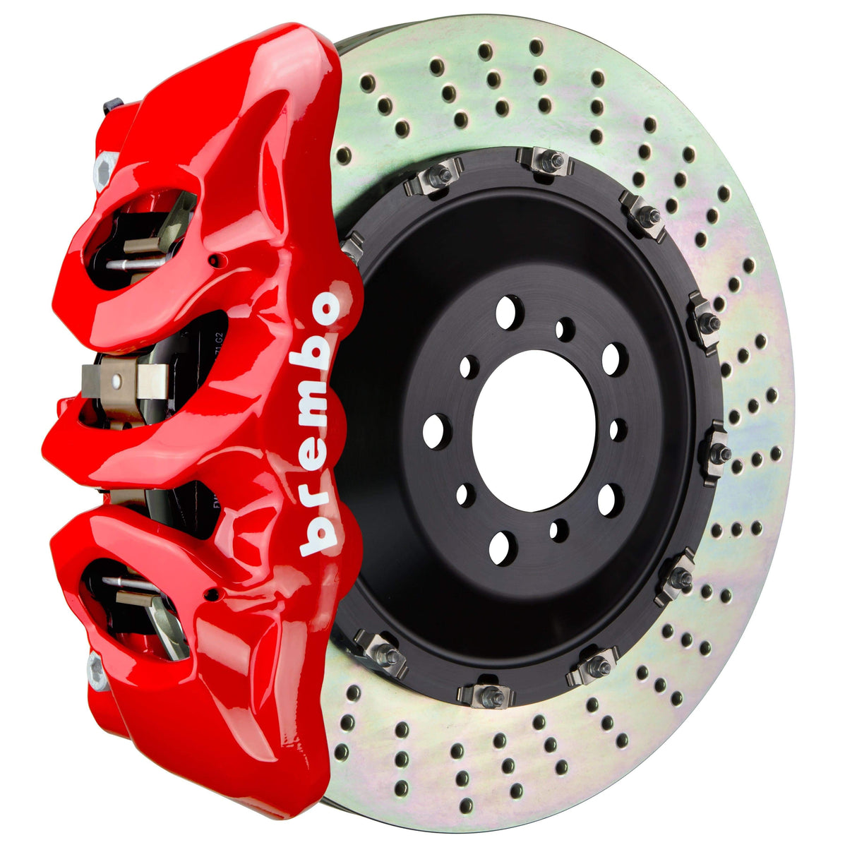 Brembo GT Systems 405x34 2-Piece 6 Piston Red Drilled Front