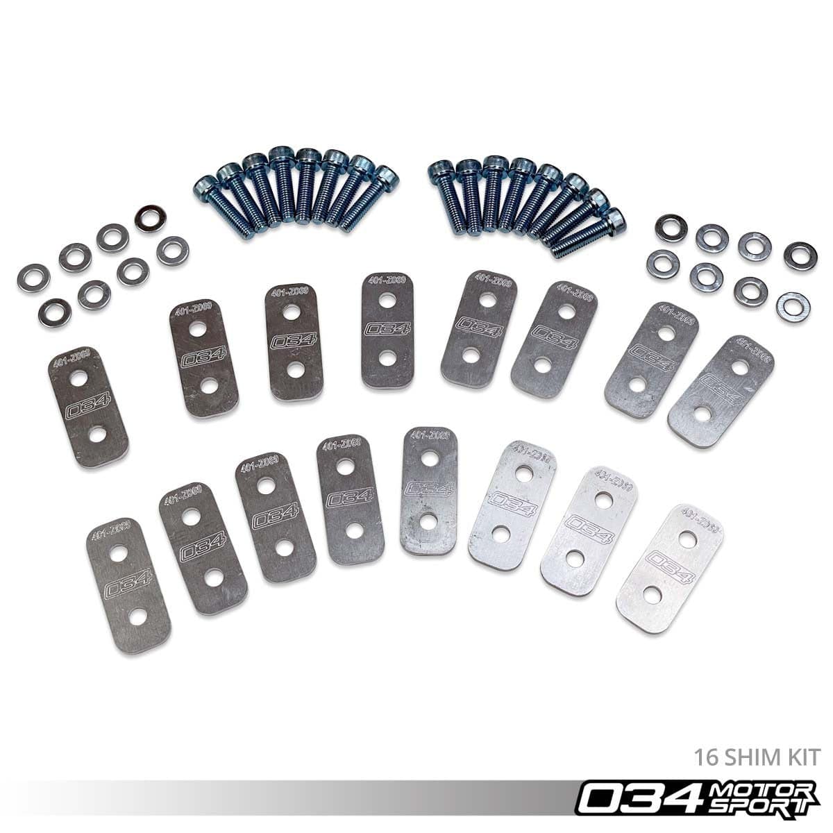 034Motorsport Camber Shim Kit - Audi / R8 / Gen 1 & 1.5 (4.2 V8 & 5.2 V10)