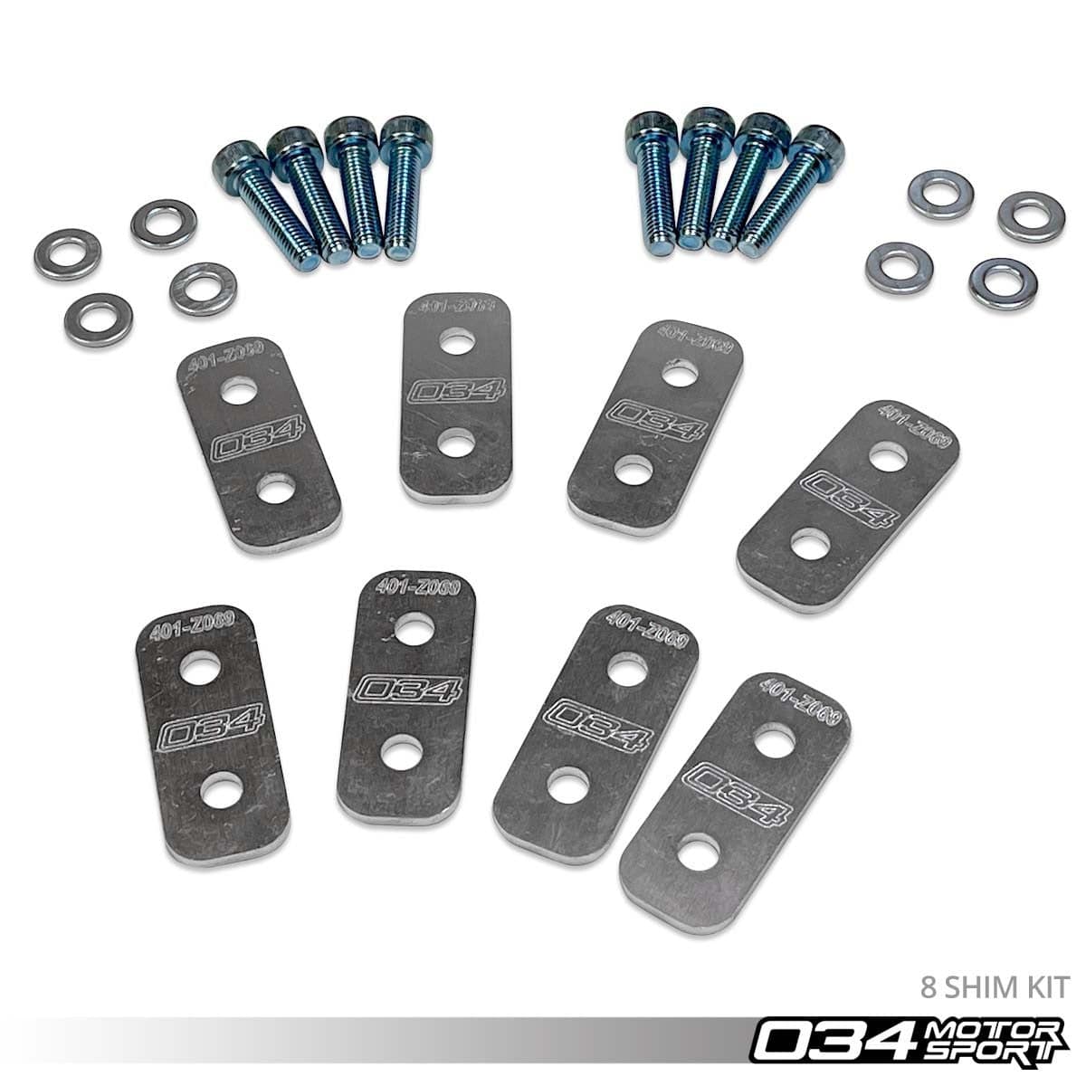 034Motorsport Camber Shim Kit - Audi / R8 / Gen 1 & 1.5 (4.2 V8 & 5.2 V10)