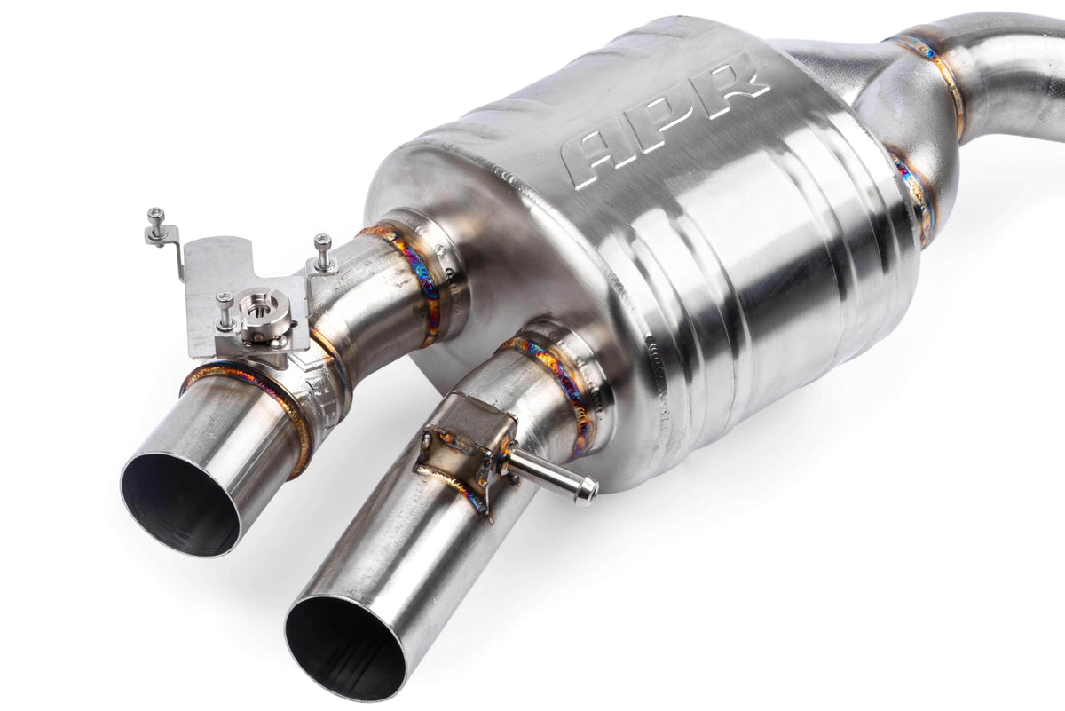 APR Catback Exhaust System with Center Muffler - 4.0 TFSI - C7 S6 and S7