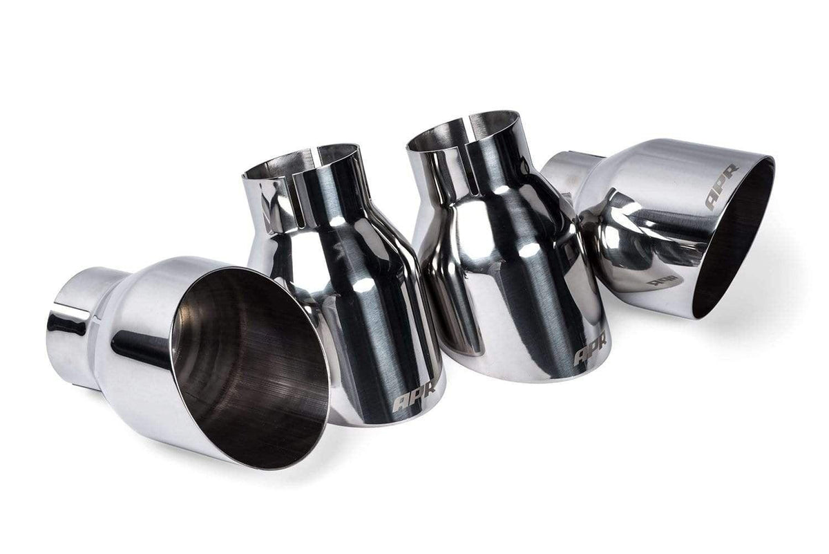 APR Catback Exhaust System with Center Muffler - 4.0 TFSI - C7 S6 and S7