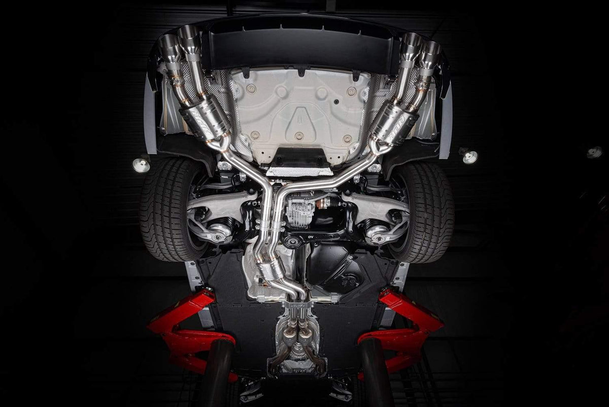 APR Catback Exhaust System with Center Muffler - 4.0 TFSI - C7 S6 and S7