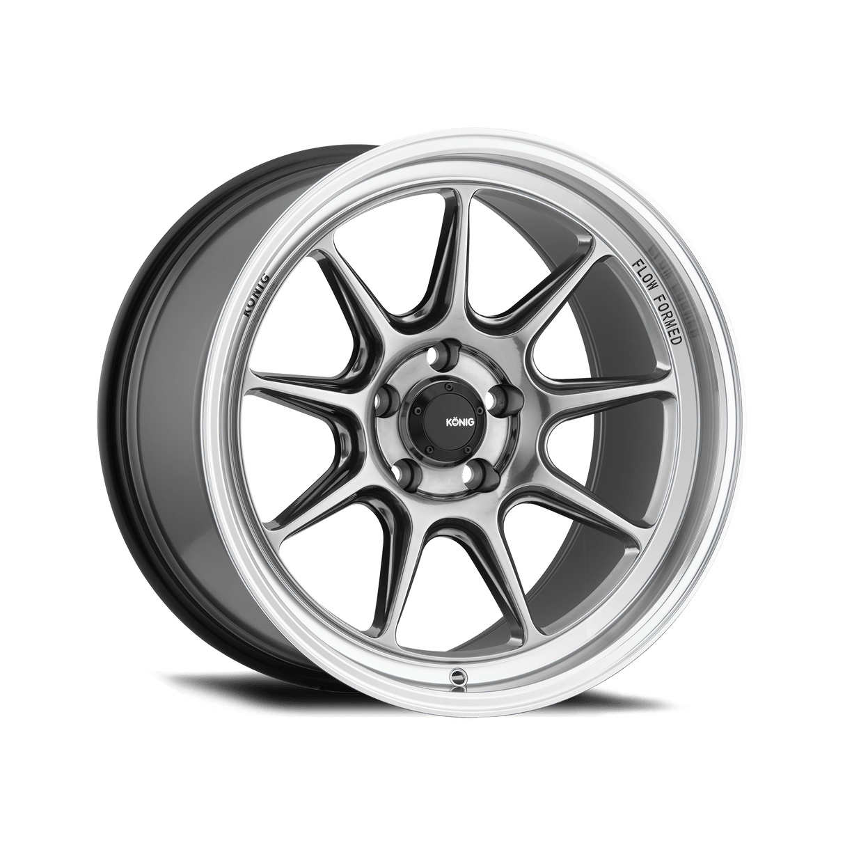 Konig Countergram 15" 4x100 Hyper Chrome/Machined Lip