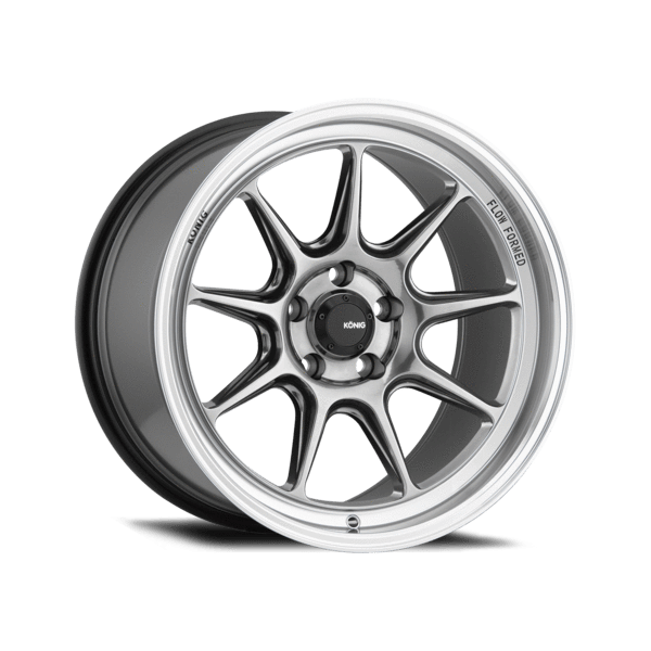 Konig Countergram 17" 4x100 Hyper Chrome/Machined Lip