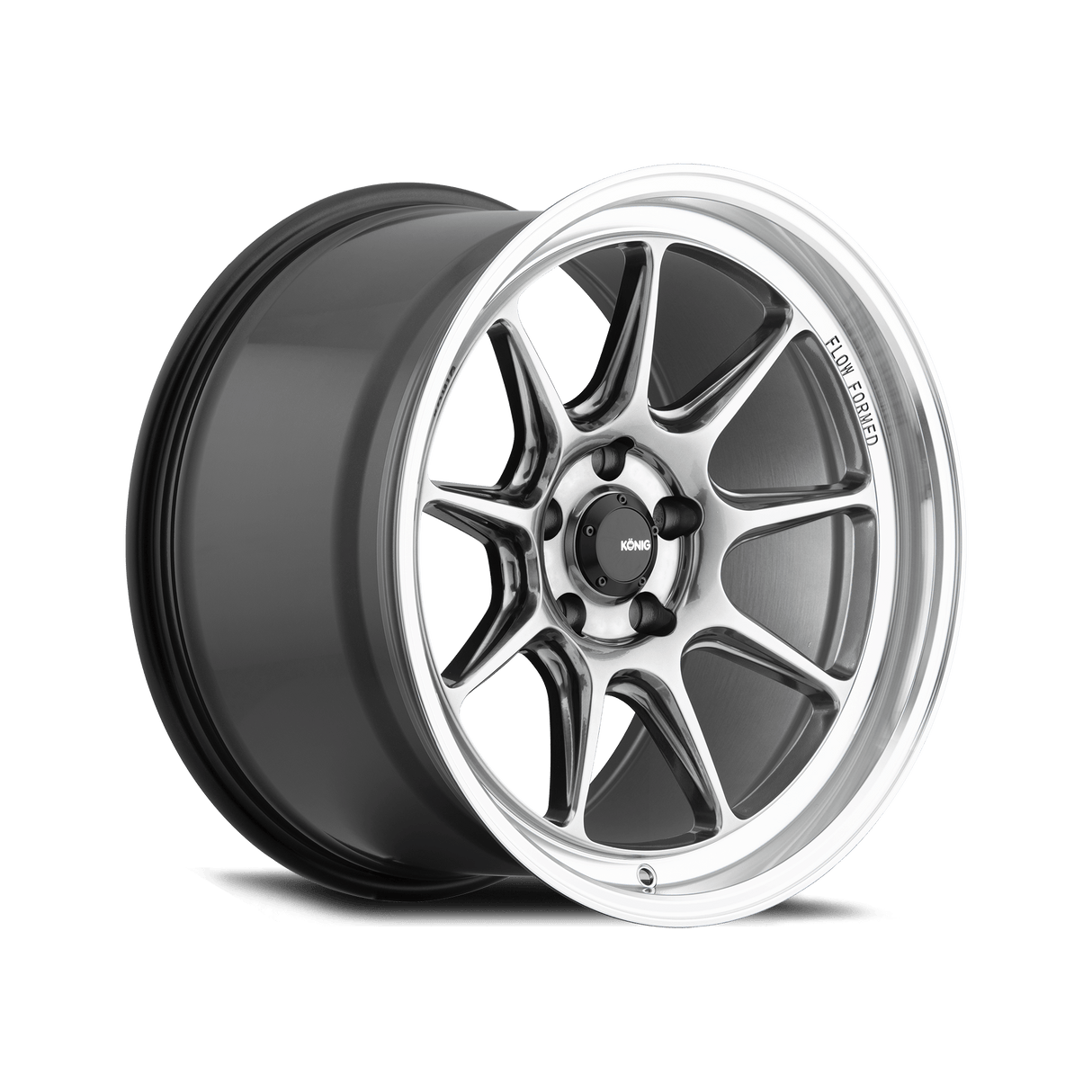 Konig Countergram 15" 4x100 Hyper Chrome/Machined Lip