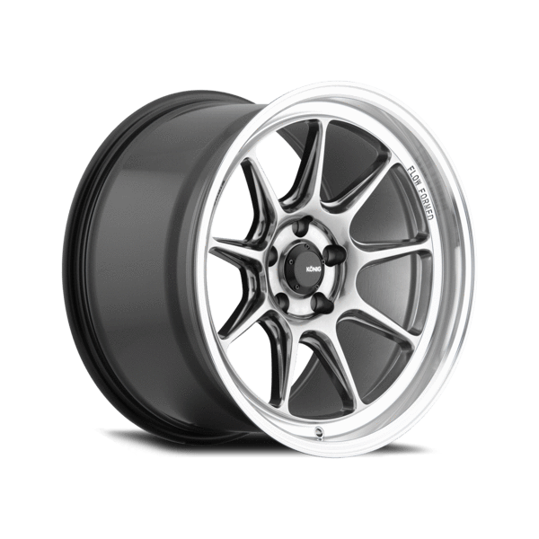 Konig Countergram 17" 5x114.3 Hyper Chrome/Machined Lip