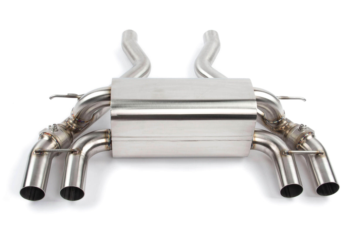 Dinan Free Flow Axle-Back Exhaust and X-Pipe (Black Tips) - BMW / F87 / M2C