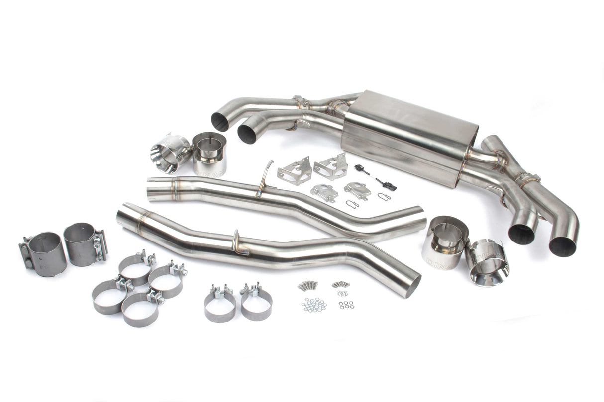 Dinan Free Flow Axle-Back Exhaust Polished Tips | BMW X3M/X4M