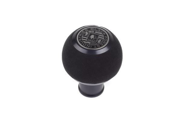 BFI GS2 Heavy Weight Shift Knob - Black Alcantara - Black Anodized (Audi R8 - M8x1.25)