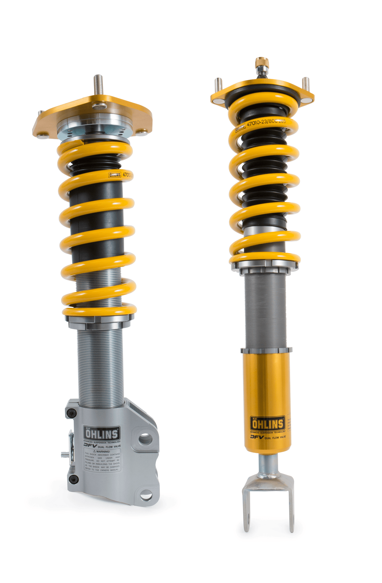 Ohlins 96-01 Mitsubishi EVO 4-6 (CN9A/CP9A) Road & Track Coilover Suspension System featuring Dual Flow Valve Technology