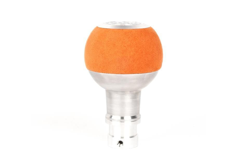 BFI GS2 Heavy Weight Shift Knob - Orange Alcantara (Porsche 964-997 Fitment)