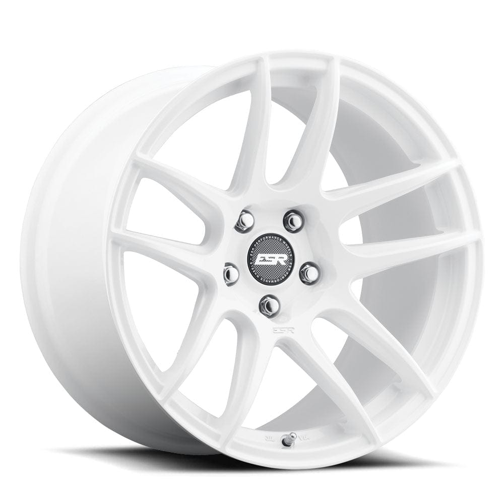 ESR Wheels CS8 18" 5x120 (Custom Drill) Gloss White w/ Gloss White
