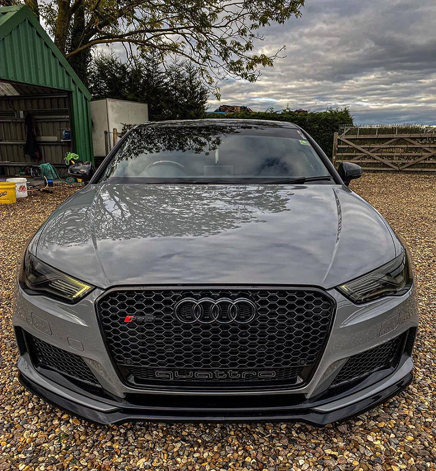 Audi RS3 Honeycomb Front Grille - Quattro | (2013-2016) 8V A3/S3