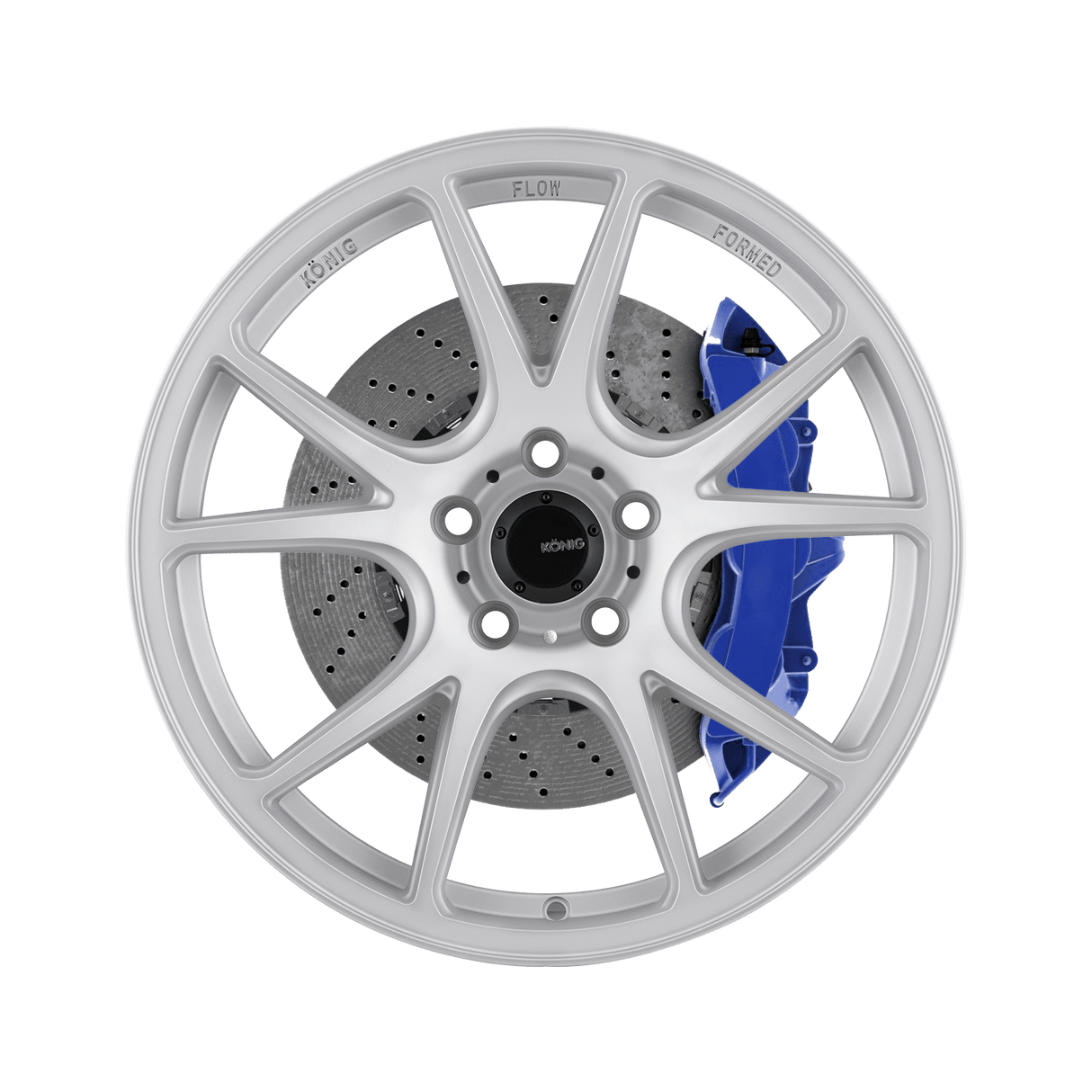 Konig Freeform 15" 4x100 Matte Silver