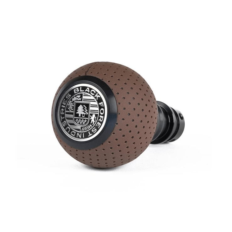 BFI GS2 Heavy Weight Shift Knob - Nougat Brown Air Leather (Audi R8 - M8x1.25)