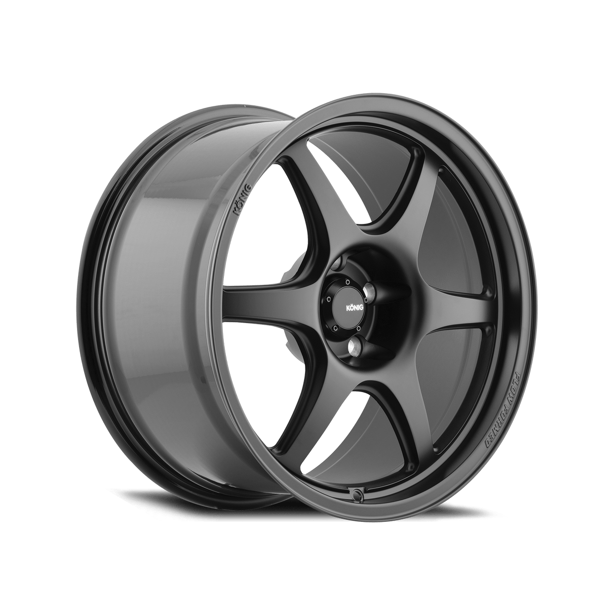 Konig Hexaform 15" 4x100 Matte Black