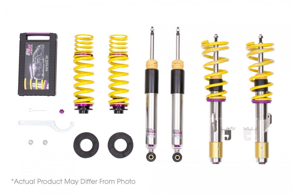 KW Suspensions KW V3 Leveling Coilover Bundle - VW Golf MK7 & MK8 GTI with electronic dampers