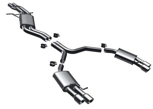 Magnaflow 2.5" Dual Pipe Cat-Back Exhaust | Audi B8 S5 4.2L
