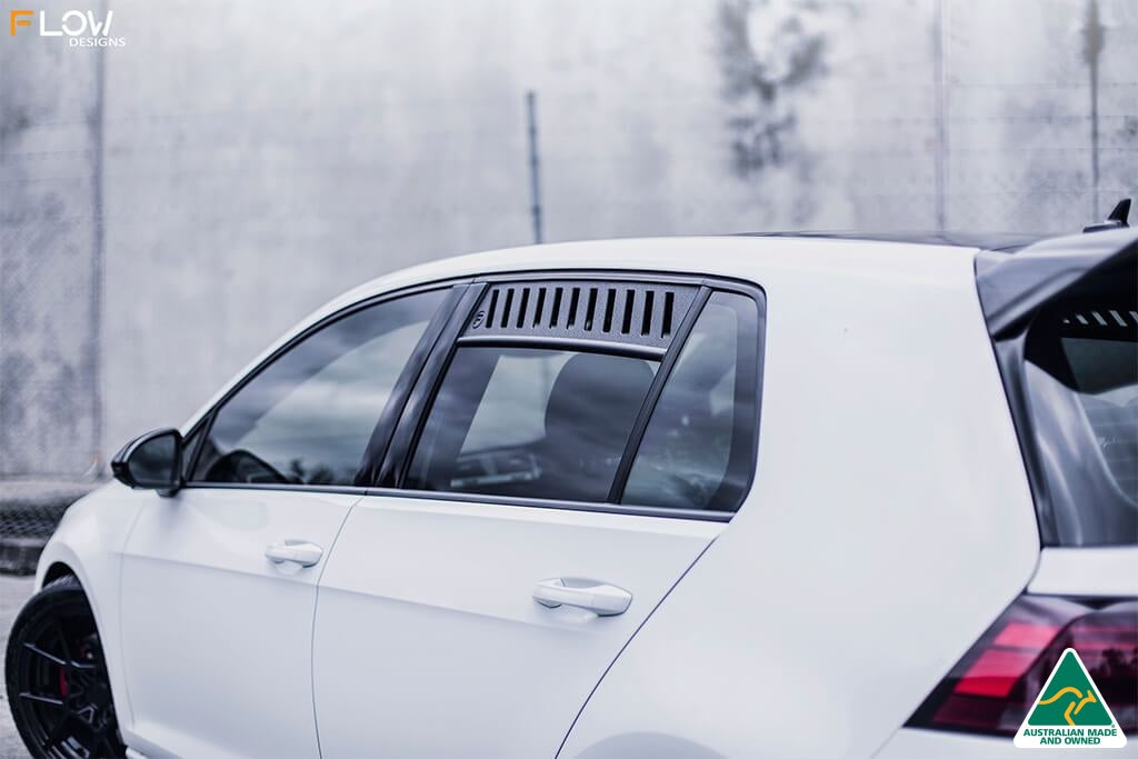 Flow Designs MK7 / 7.5 / 8 Golf GTI & R Window Vents (Pair)