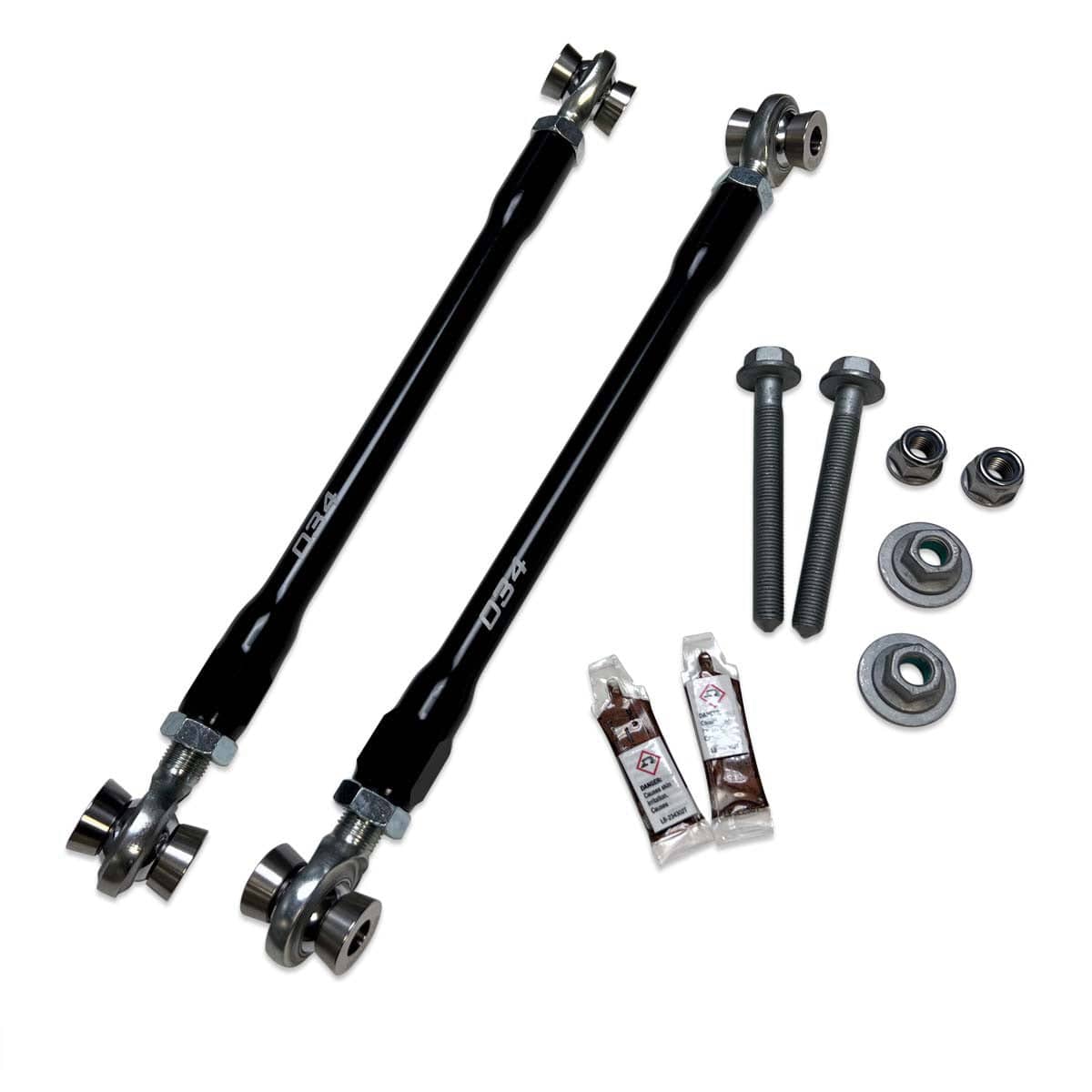 034 Motorsport Adjustable Rear Toe Links - Audi / R8 / Gen 1 & 1.5 (4.2 V8 & 5.2 V10)