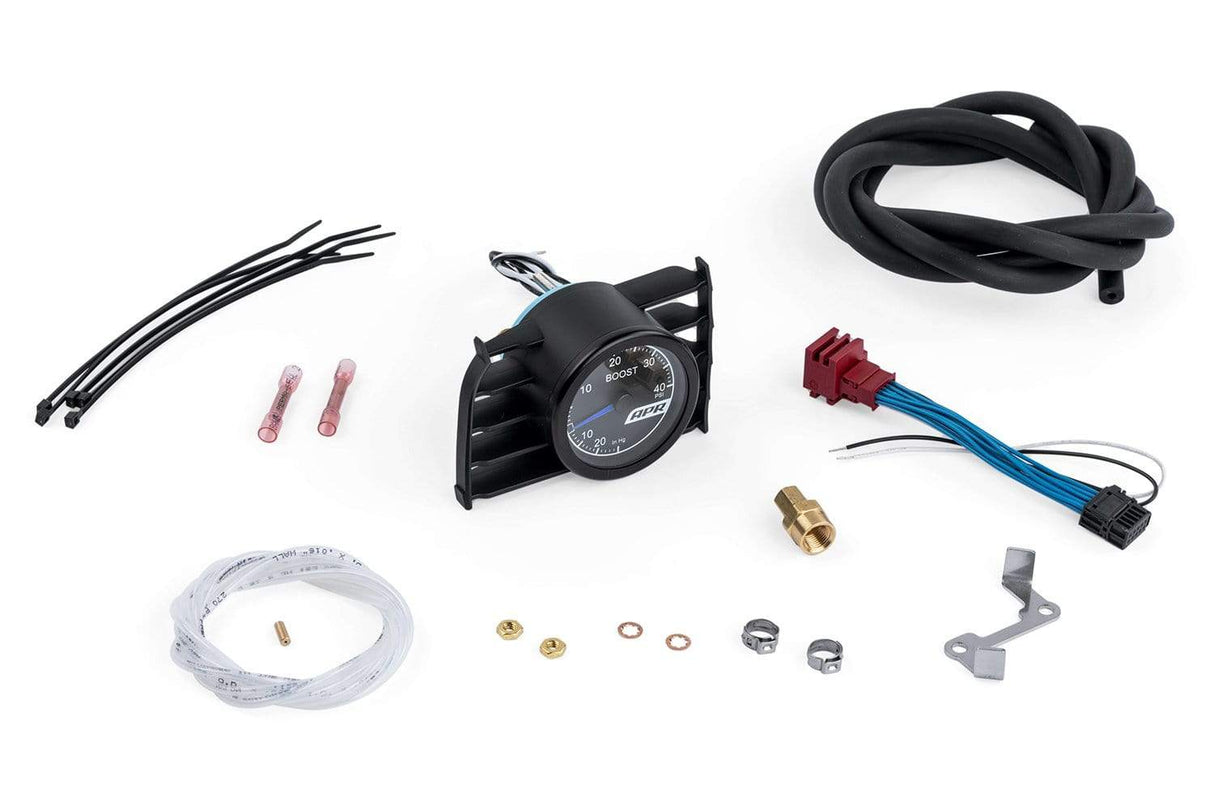 APR MK7 Mechanical Boost Gauge System (Blue)