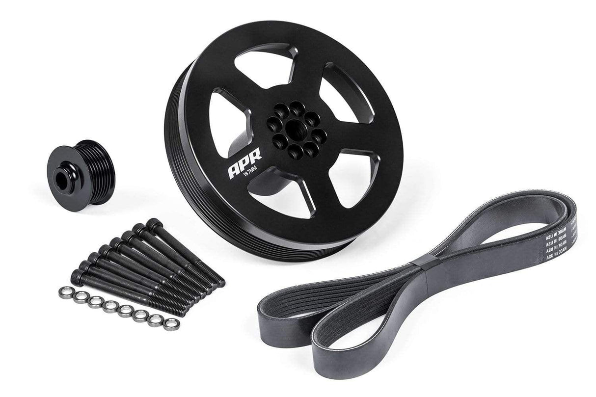 APR 3.0 TFSI Supercharger Drive and Crank Pulley w/ Belt (Press On)
