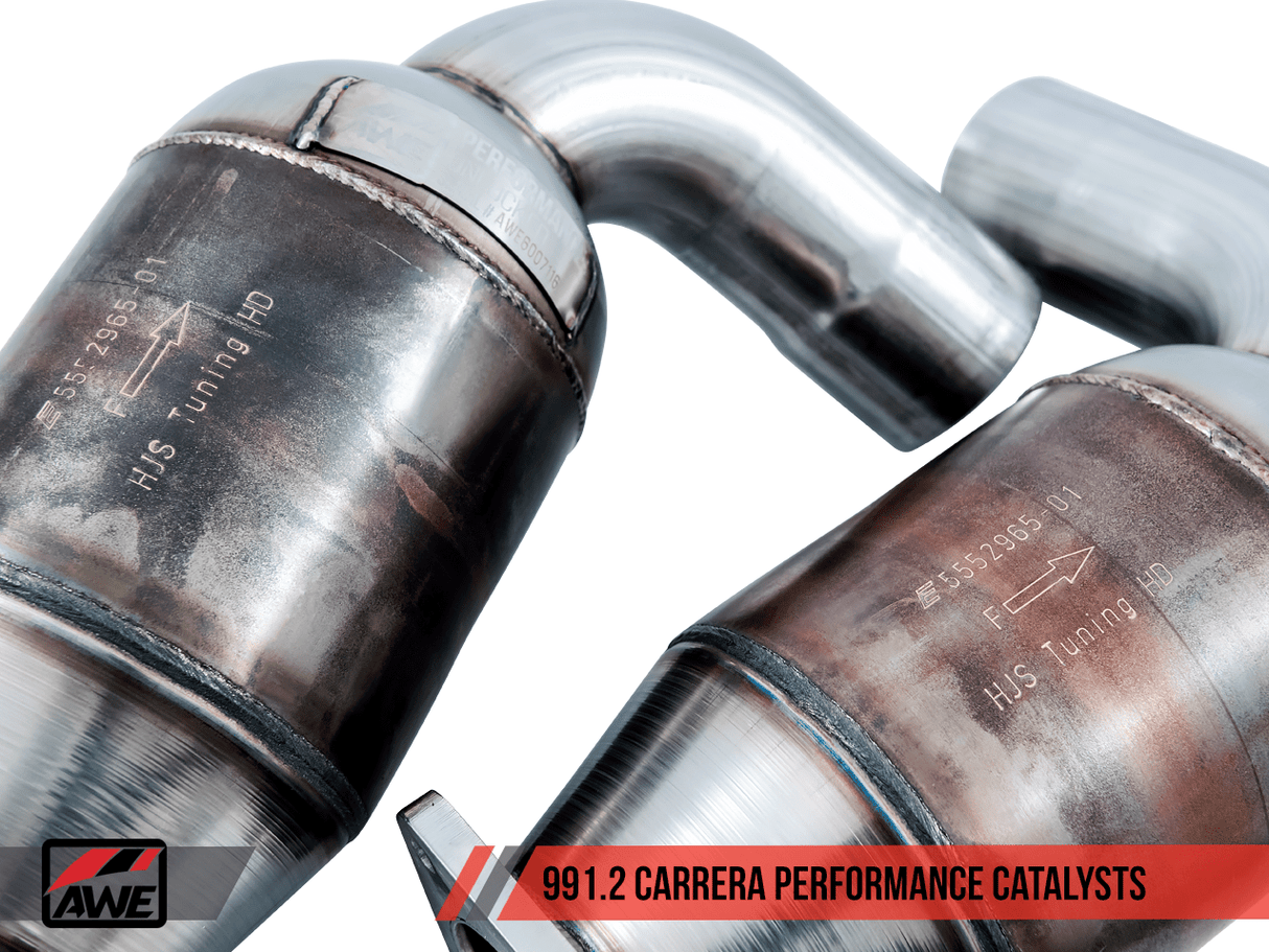 AWE Porsche 991.2 Carrera / S Non-PSE Performance Catalysts