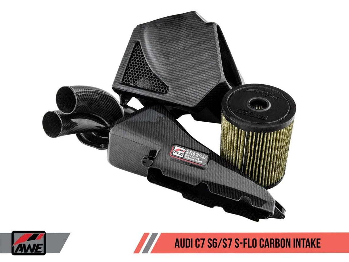 AWE Tuning S-Flo Carbon Intake | Audi S6/S7 4.0T