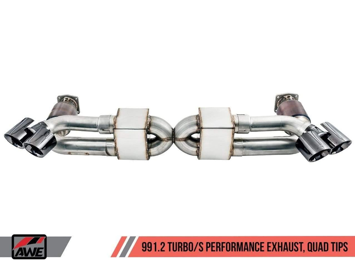 AWE Tuning Performance Exhaust System - 991.2 Turbo/S