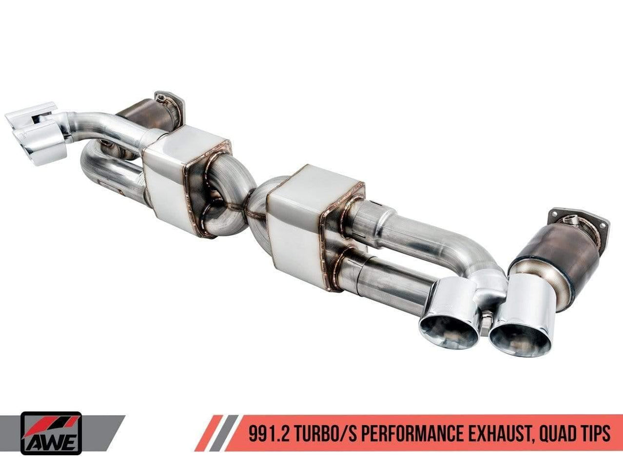 AWE Tuning Performance Exhaust System - 991.2 Turbo/S