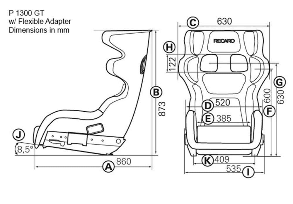 Recaro P1300 GT Seat