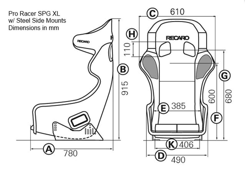 Recaro Pro Racer XL Seat